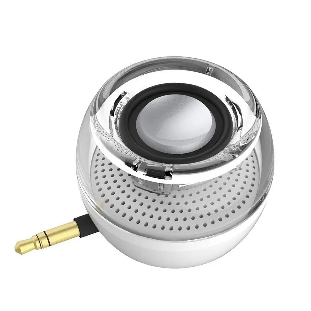 aux jack de áudio mini sem fio poderoso cristal portátil alta fidelidade surround telefone para tablet telefone inteligente