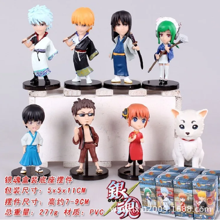 WCF Gintama a Read Logo Figure 8-Wide-симпатичная капсула игрушка кукла украшения модель