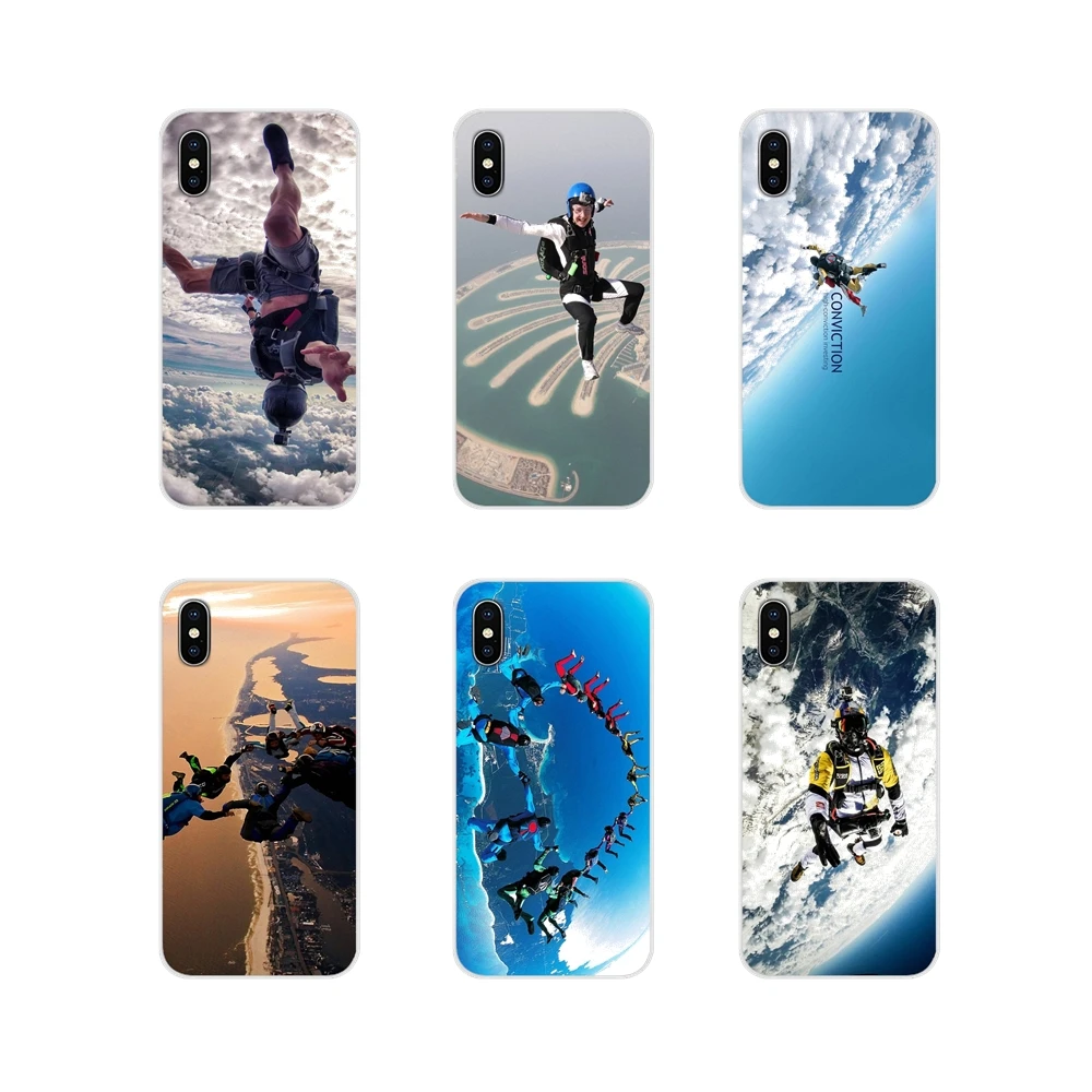 Экстремальных видов спорта с парашютом Skydivers для htc один U11 U12 X9 M7 M8 A9 M9 M10 E9 Plus Desire 630