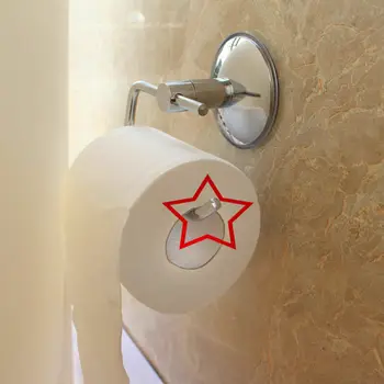 

Stainless Steel Bathroom Toilet Paper Holder Suction Cup Tissue Roll Hanger Self Adhesive Stainless Steel Paper Roll Holder