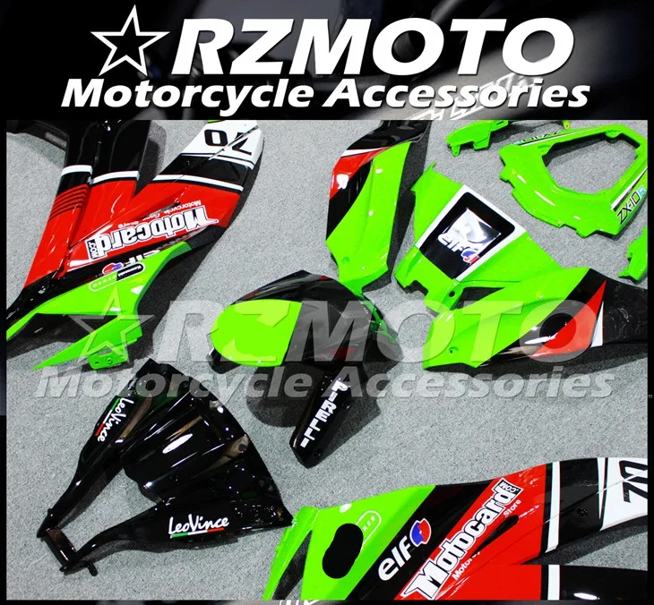 ABS мотоцикл обтекатель комплект для KAWASAKI ZX-10R 2011- год кузов литьевая форма Магазин № 2066