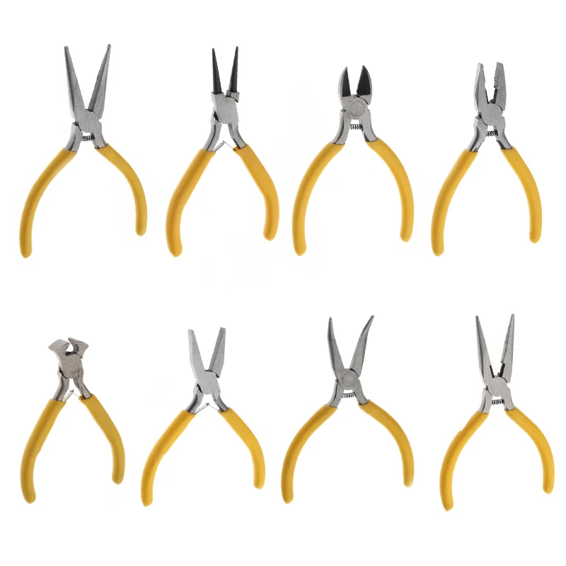 SAUVOO Stainless Steel Multifunction Pliers End Cutting Wire Pliers Hand Tools & Equipment Kit for DIY Jewellery Accessory