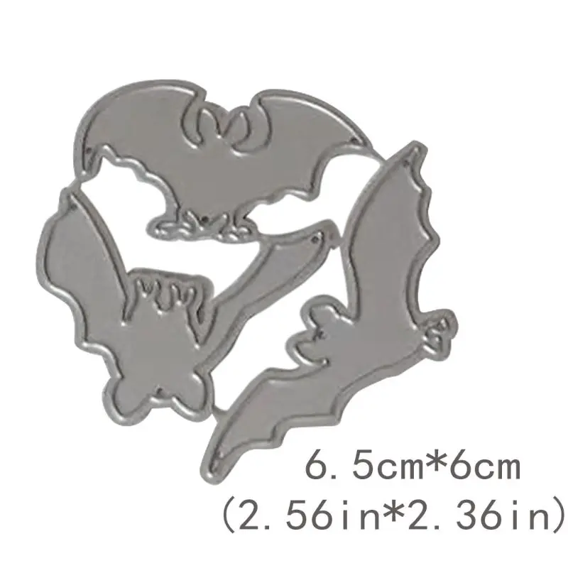 

Halloween Bat Metal Cutting Dies Stencil DIY Scrapbooking Album Stamp Paper Card 6.5x6cm