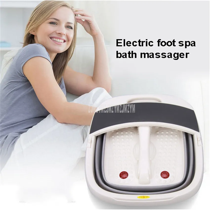 

Automatic Electric Foot Spa Bath Rolling Vibration Heat Electric Oxygen Bubble Foot Massager For Relieve Pressure Relaxation