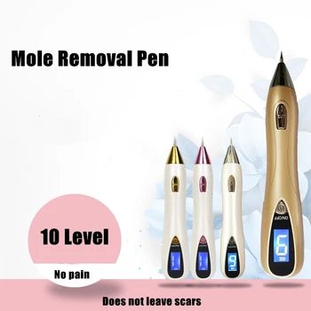 

10 Level LCD Face Skin Dark Spot Remover Mole Tattoo Removal Laser Plasma Pen Machine Facial Freckle Wart Removal Beauty Care