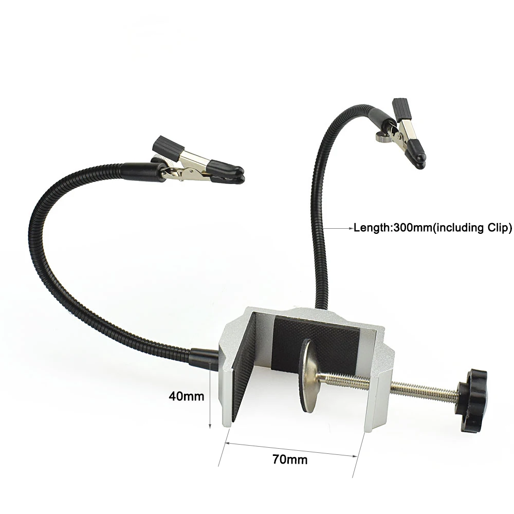 NEWACALOX Table Clamp Soldering Helping Hand Welding PCB Holder Third Hand Tool Soldering Station for SMD Welding Repair Tool soldering station soldering tool soldering helping hands welding tool