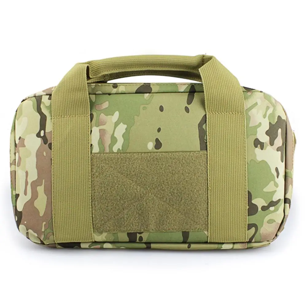 

Tactical Gun Bag Case Pistol Carry Bag Military Handgun Holster Durable Padded Pistol Carrier Hunting Accessories Fishing Kit Ba