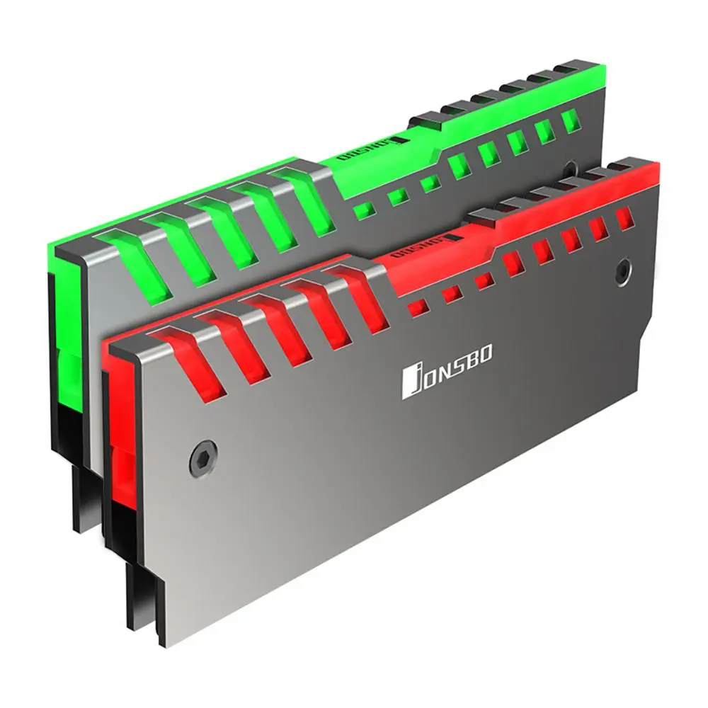 Jonsbo NC-2 2 шт. RGB/Цвет памяти охлаждения жилеты 256 Цвет автоматическое изменение лунный свет для рабочего стола, Оперативная память Поддержка Высокий/Низкий один/двойными бортами Оперативная память