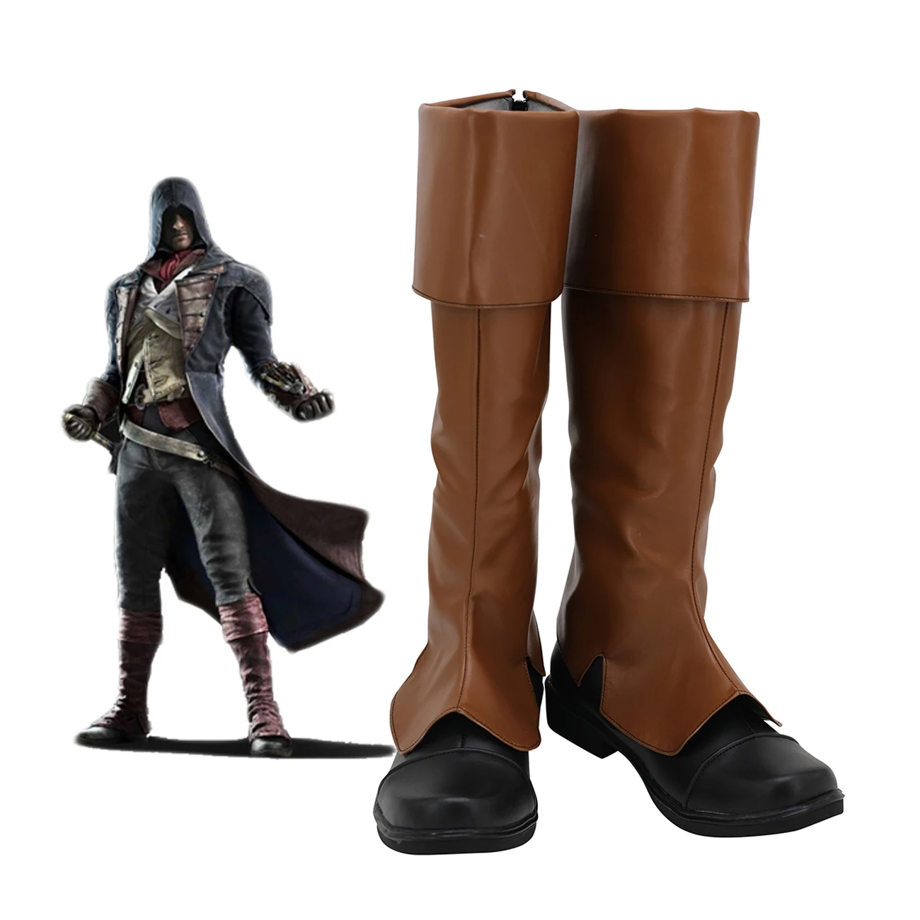 Arno Victor Dorian Cosplay Boots Customized Leather Shoes for Boys and Girls Any Size