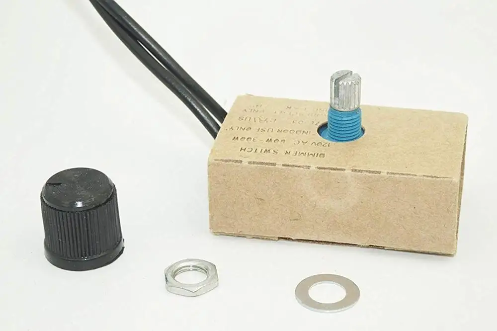 300watt Manual Dimmer Replacement Kit Rotary Dimmer Switch With Knob