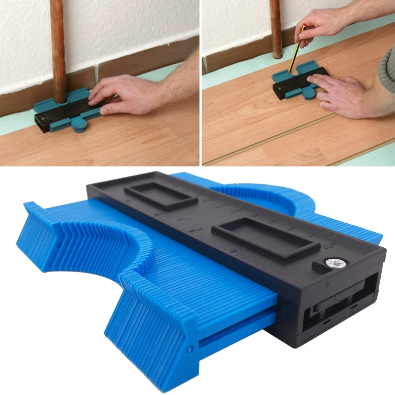 

Plastic Gauge Contour Profile Copy Gauge Duplicator Standard 5 Width Wood Marking Tool Tiling Laminate Tiles General Tools Tape