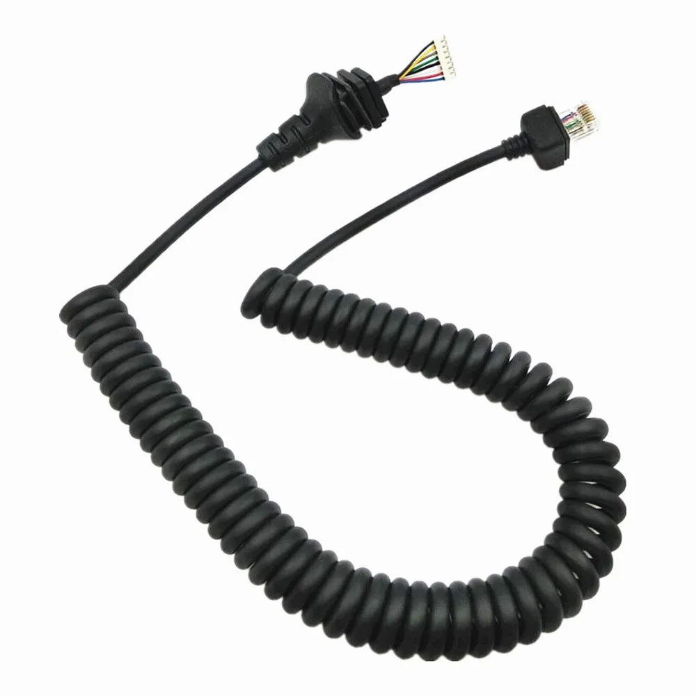 Two Way Radio Microphone Replacement 8 Pin HM-152 Mic HM152 154 Microphone Cable for ICOM IC-2820H IC2825E IC2200 IC3600 F221 F520 Handheld Radio Speaker
