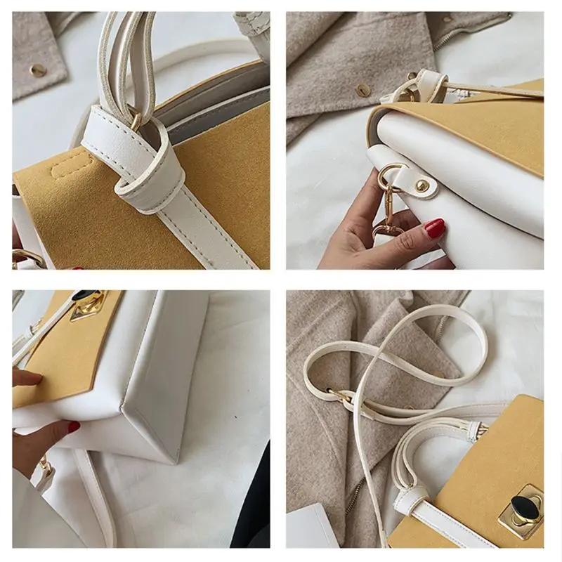 Новая трендовая дамская сумочка из матовой искусственной кожи, женская ...