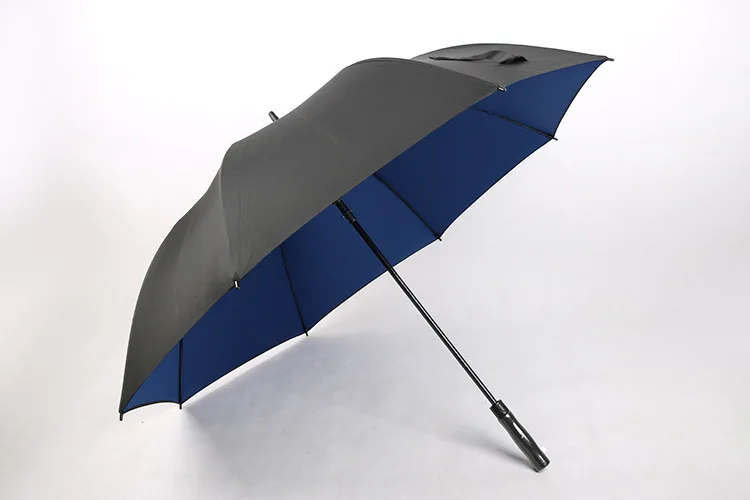 

Manufacturers Direct Selling Really Double-layer Golf Umbrella Full Fiber Skeleton Business Umbrella Customizable Logo Advertise