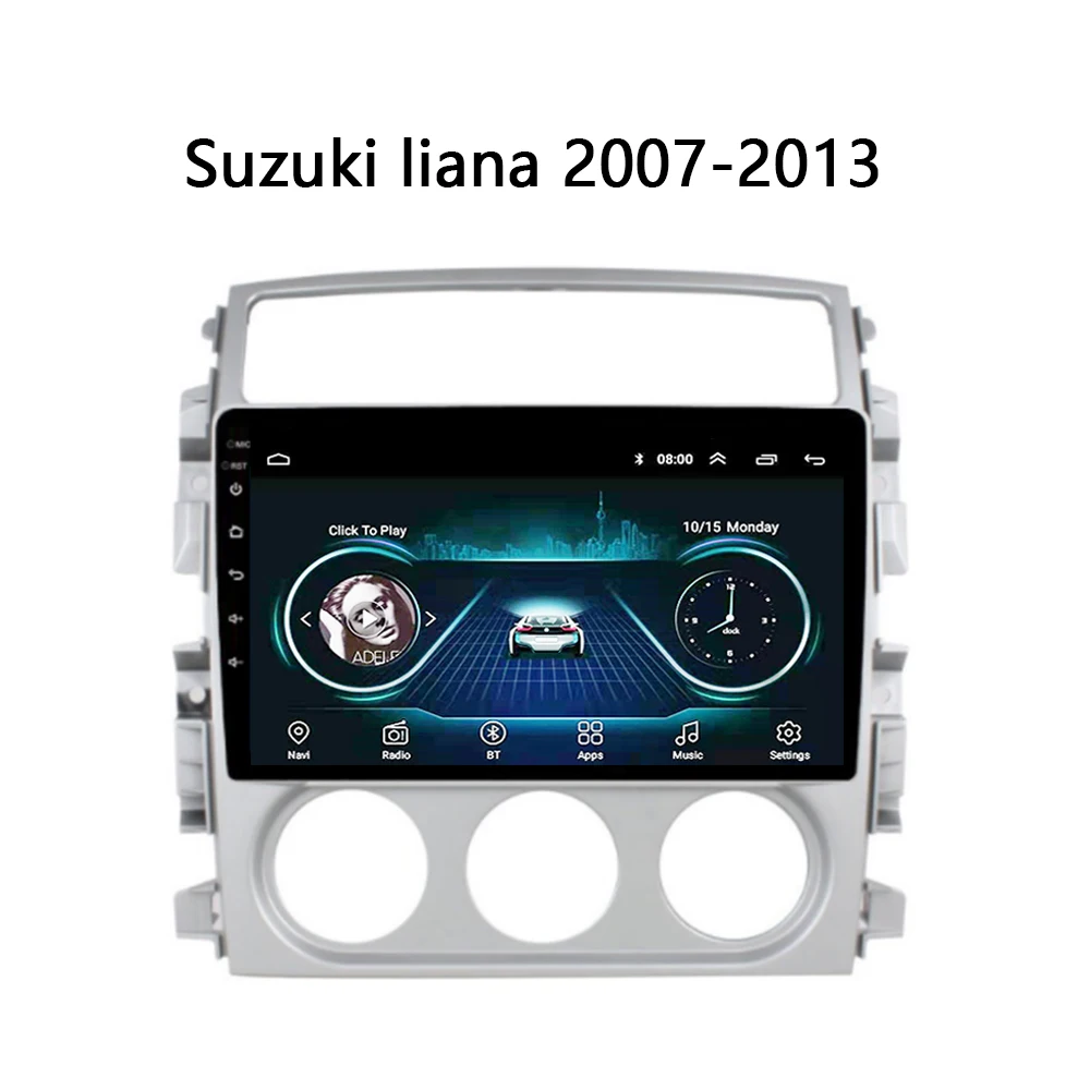 Car DVD for Suzuki LIANA 2007 2008 2009 2010 2011-2013 radio with frame 2.5D touch screen GPS player SWC BT WIFI Android 8.1 9\ Car DVD for Suzuki LIANA 2007 2008 2009 2010 2011-2013 radio with frame 2.5D touch screen GPS player SWC BT WIFI Android 8.1 9\