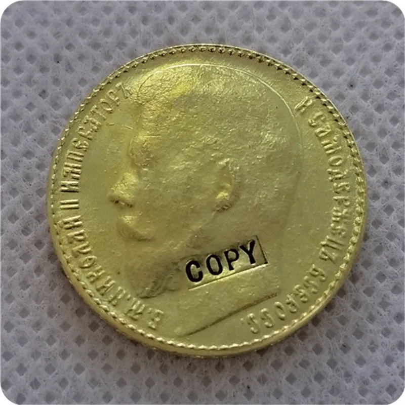 1897 Россия 7,5 рубль, 15 рубль золото копия монет