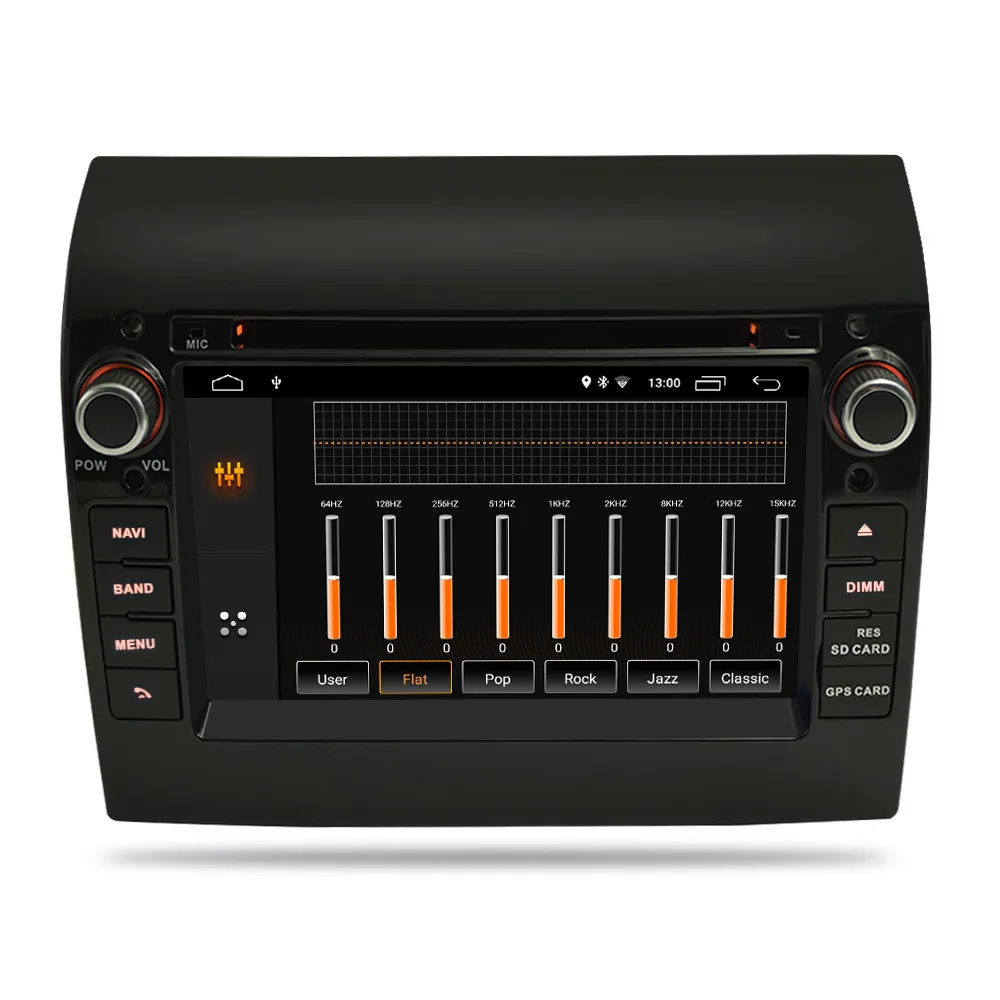 Автомобильный DVD радиоплеер Android 10 0 7 дюймов GPS навигация мультимедийная