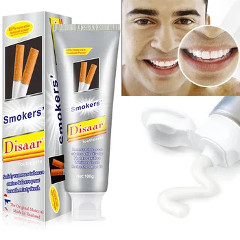 

Toothpaste Remove Tobacco Stains Oral Care Fresh Breath Cleansing Mouth Removal Bad Breath Smoker's Toothpaste 100g