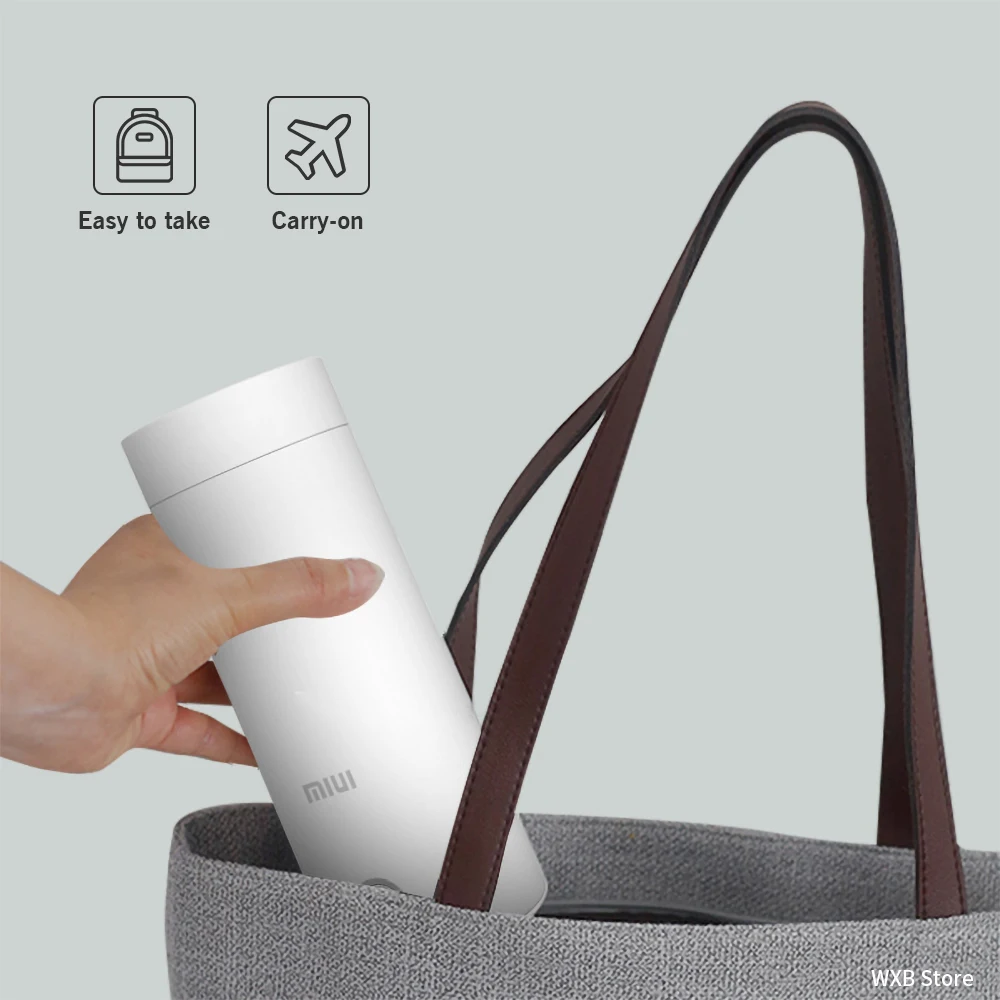 300ml Portable Electric KettlesThermal Cup Make tea Coffee Travel Boil water Keep warm Smart Water Kettle Kitchen Appliances