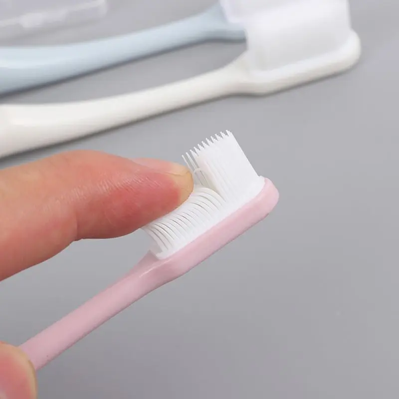 3 шт. семейная нано портативная зубная щетка тонкий дизайн ультратонкая