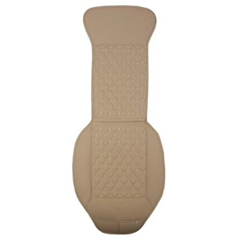 

1 Pair Car Seat Covers, Luxury Car Seat Protectors, Universal Anti-Slip Driver Seat Cover with Backrest,Diamond Pattern (Beige)