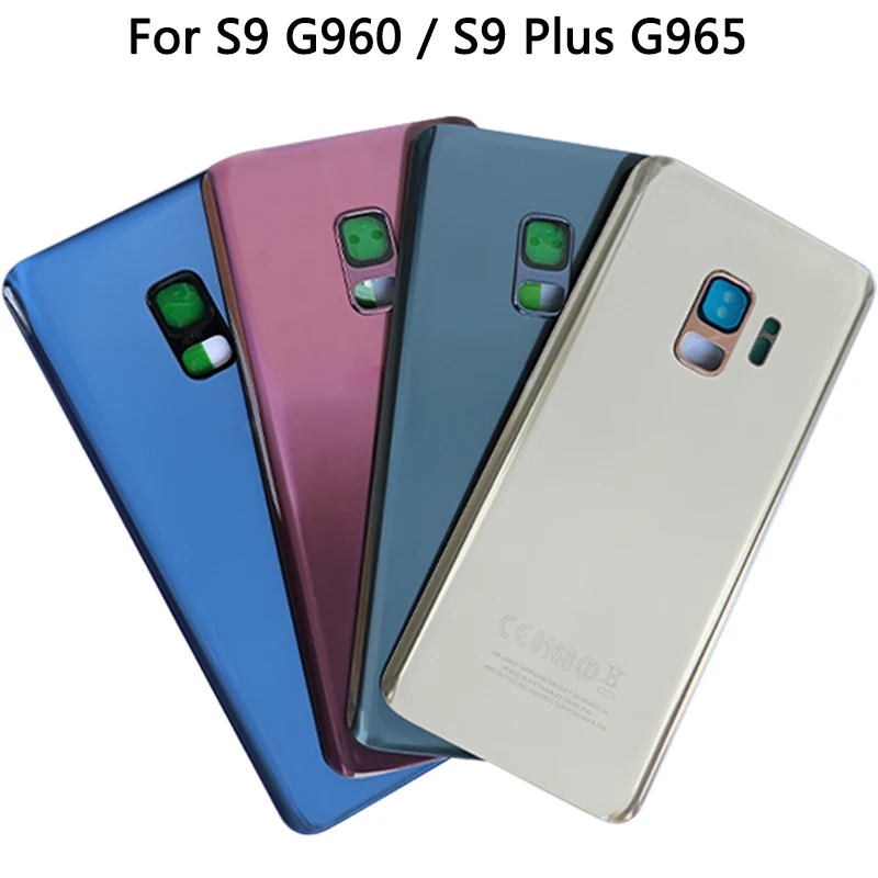 Для Samsung Galaxy S9 G960 / Plus G965 крышка аккумулятора + рамка для объектива камеры задняя