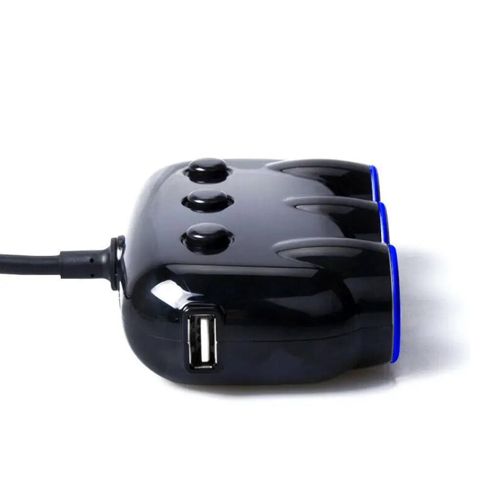 Универсальное автомобильное зарядное устройство с двумя usb-портами, 3 варианта, автомобильный светильник er, адаптер питания 120 Вт, 5 В, а, светодиодный светильник, автомобильный светильник для сигарет er