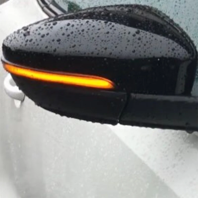 

2PCS Left Right Car Dynamic Mirror Indicator Signal For VW Golf Mk6 Gti 6 Vi R20 Touran Led Turn Signal Mirror Light Lamp Auto