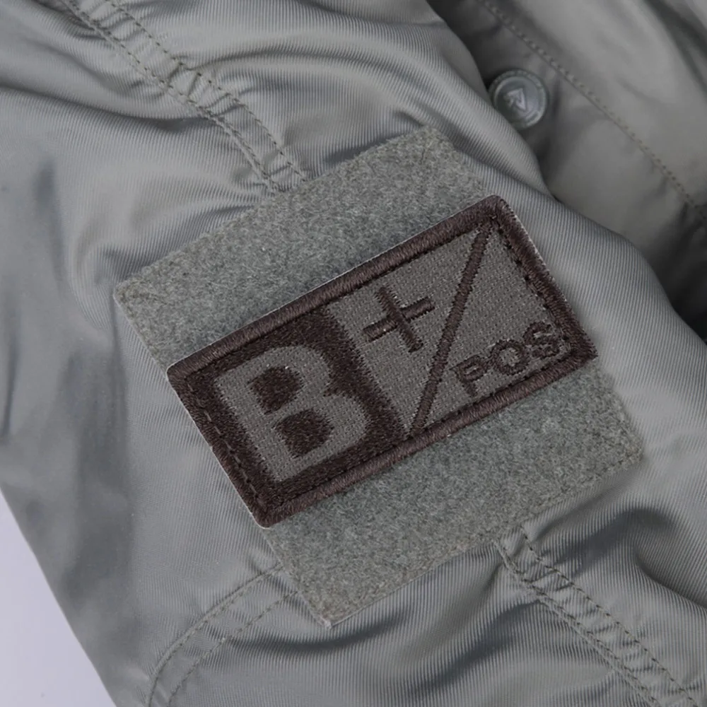 3D военный Тип крови A B O AB вышитая тактическая нарукавная нашивка мода