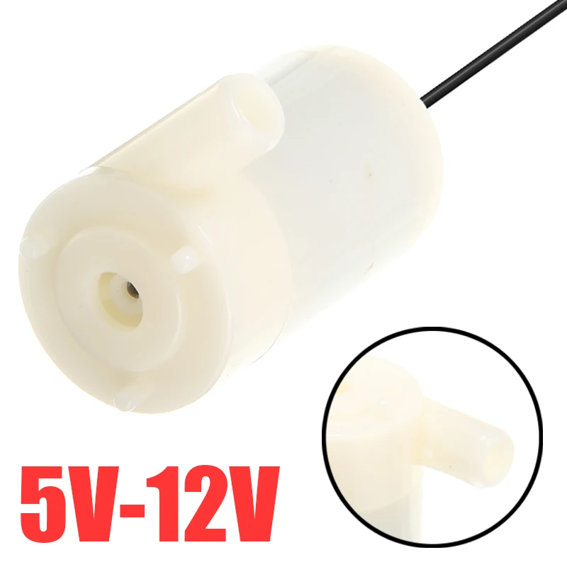 

Micro Submersible Pump Mini Water Pump For DIY Kit Fish Tanks Aquarium Underwater Fountain DC 5V To 12V Motor Pump