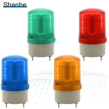 

LED-1101 Rotating rotary LED strobe Alarm Lamp light siren yellow blue red green LED warning light No voice 12V 24V 110V 220V