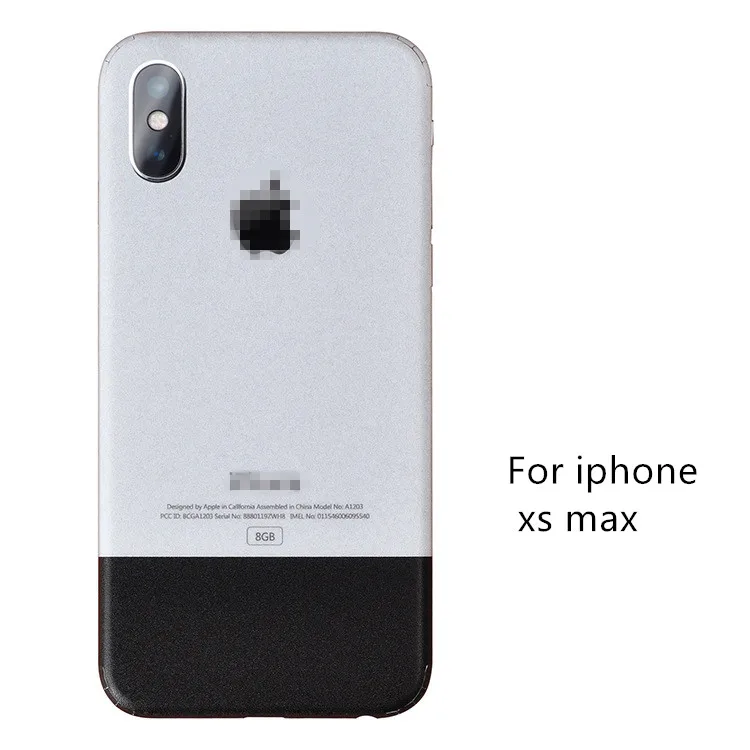 Наклейка для телефона классического поколения с 1-ым узором для iPhone 6 6S 7 8 пленка для iPhone X Xs Xr Max полная задняя наклейка на кожу
