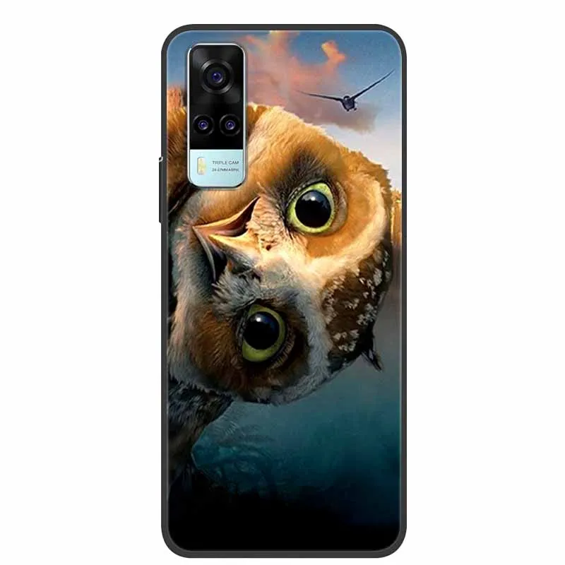 Cute Cartoon Shockproof Soft Silicone TPU Back Cover - Enhanced Protection and Style