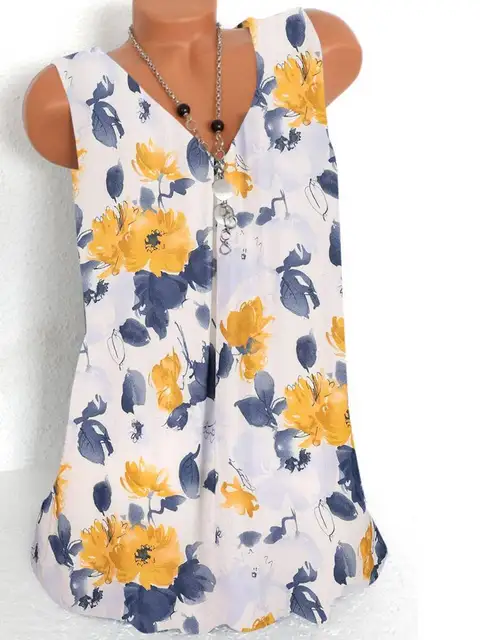 Fashion new casual large size T-shirt V-neck sleeveless vest temperament ladies T-shirt tops women Burgundy