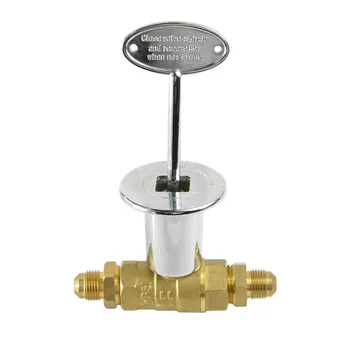 

1/2 Inch High Pressure Valve Fire Pits Straight Quarter Turn Shut Off Valve Kit for NG LP Gas Home Appliance Accessories