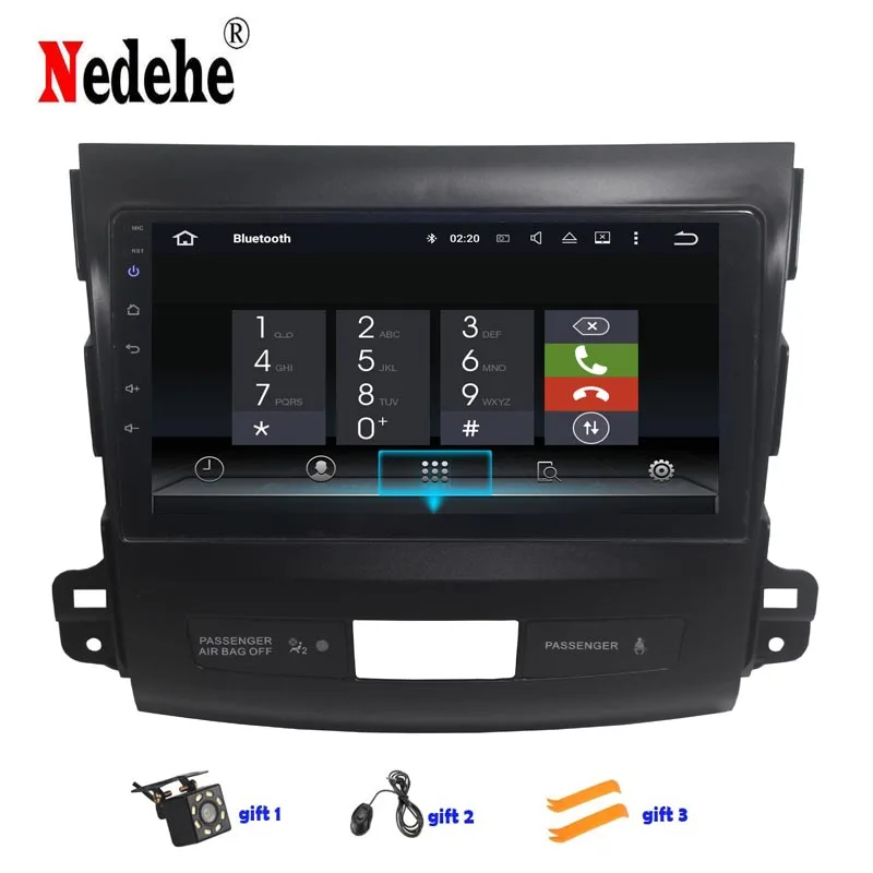 Octa core 4G RAM Android 9 0 автомобильный dvd gps для Mitsubishi Outlander xl 2 Автомобильный Головной блок