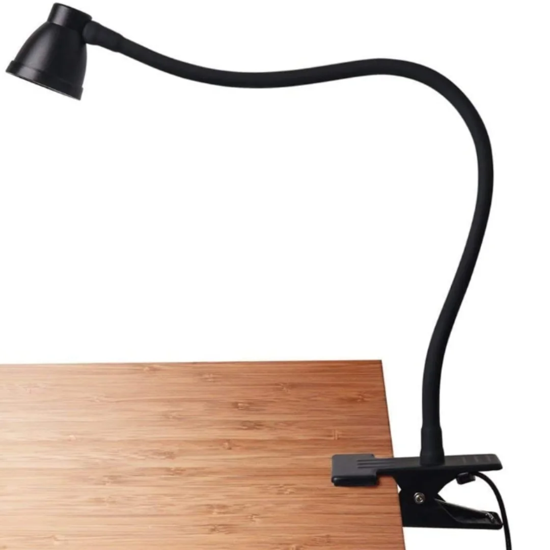 Clip on Desk Lamp, Reading Light, Adjustable Color Temperature, 6 Illumination Modes, 3000-6500K