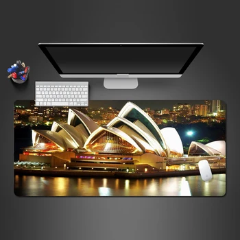 

Beautiful Sydney Night Theatre Mouse Pad Personality PC Gaming Computer XL Mouse Mat High Quality Wot Mousepad Gamer Best Gifts