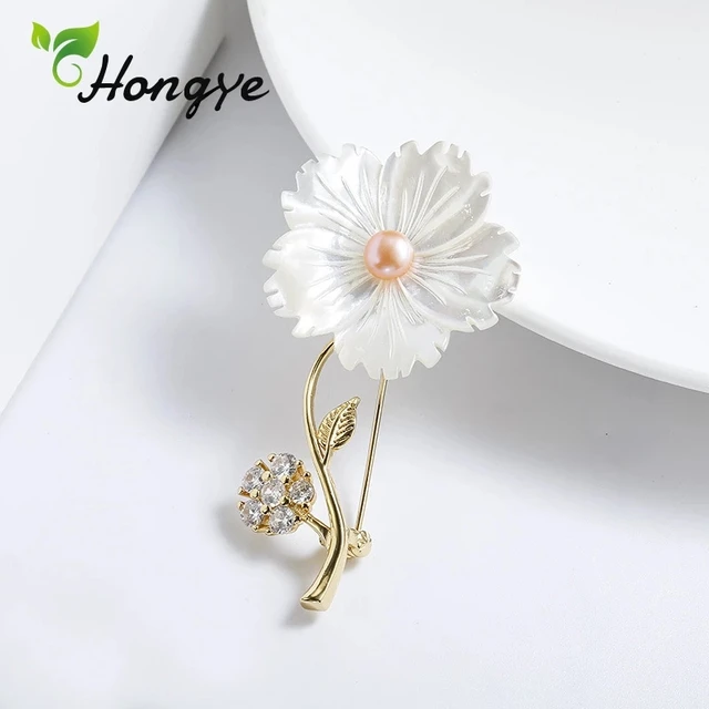 GEEZENCA 925 Sterling Silver Tulip Brooch Original Design Hollow Out Flower  Brooches Fine Jewelry For Women Gift Party