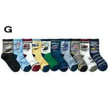 Поставка напрямую от производителя, детских носков осенние и зимние хлопковые носки для мальчиков с рисунком машины хлопковые короткие носки Cu