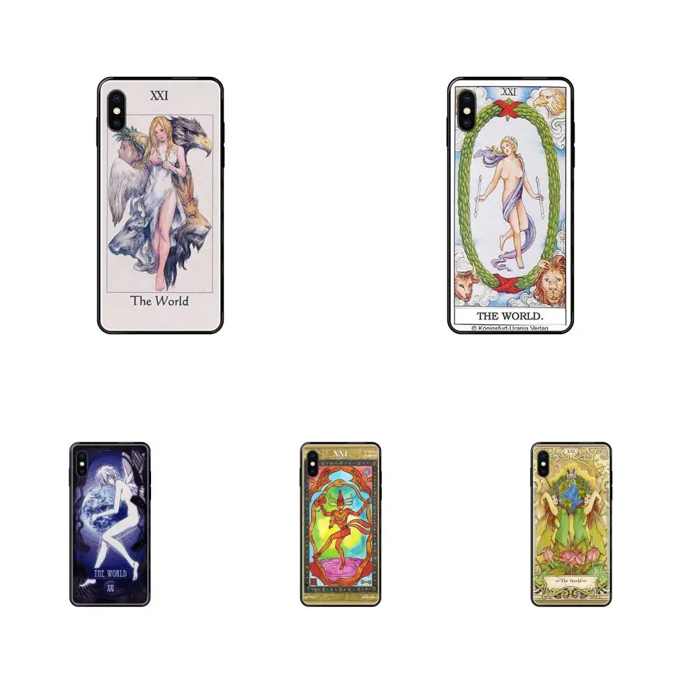 Tarot Cards The World Soft Print Case For Samsung Galaxy A10S A20 A20S A20E A21S A30S A40 A50 A70 A71 A70E A5 A6 A7 A8 A10 | Мобильные