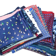 10 Pieces /Lot Large 32 CM Handkerchief Man Paisley Flower Dot Pocket Square Men Paisley Casual Hankies For men's Suit Wedding