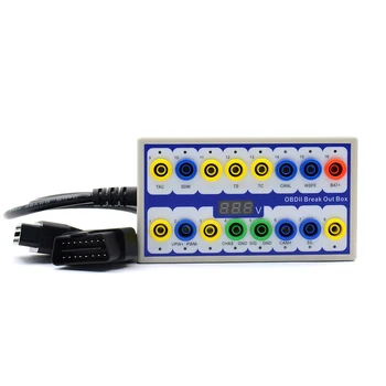

OBD 2 Manual Time Saving Breakout Box Car Auto Detector Cable Line Connector Diagnostic Tools Repair Quick Switching Tester
