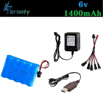 

( M Model ) 6v 1400mah NiCD Battery For Rc toys Cars Tanks Robots Boats Guns 6v Rechargeable Battery AA Battery 1-5 PCS