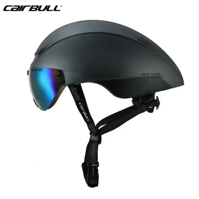 Gray Cairbull шлем велосипед Mtb новая модель 8 цветов Aero Aero-r1 очки для велоспорта сверхлегкий Mtb Tt Магнитный УФ солнцезащитный козырек - Цвет: Gray