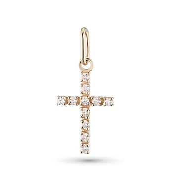 

Pendant red gold with diamonds e0201pd02180100