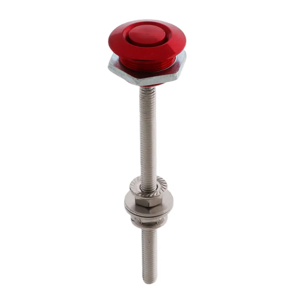 Quick Latch Low Profile Lockable Push Button Hood Pins 25mm Dia High Quality Aluminum alloy