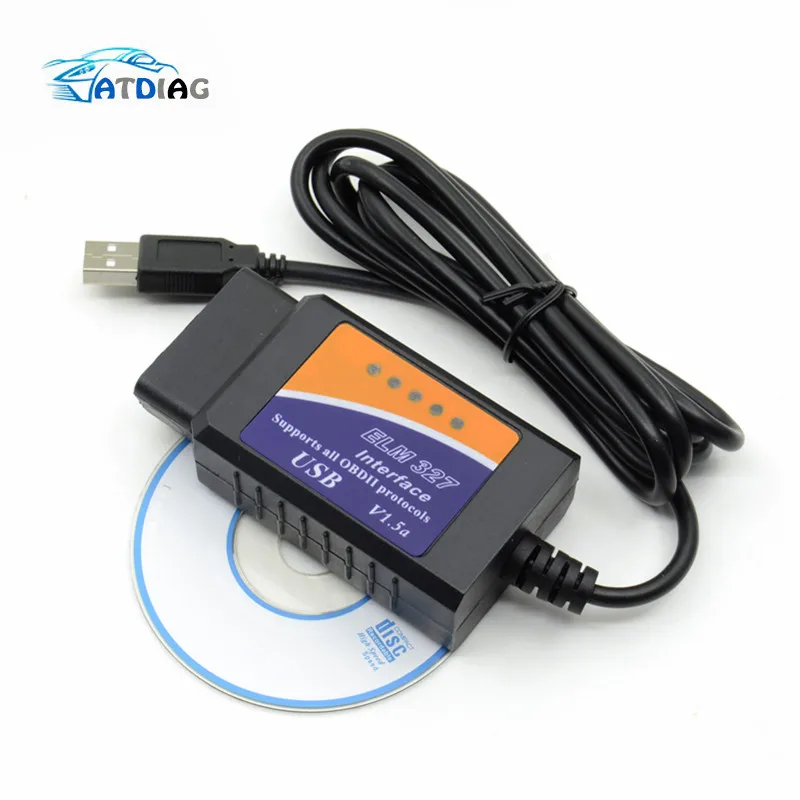 Newest Elm327 Usb V1.5 Obd2 Car Diagnostic Scanner Elm 327 V 1.5 Obd 2