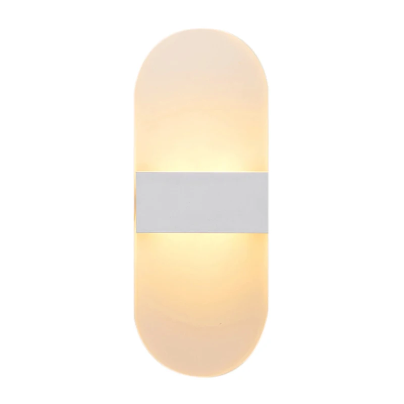 

Modern Wall Light Led Indoor Wall Lamps Led Wall Sconce Lamp Lights For Bedroom Living Room Stair Mirror Light Round Acrylic Mat