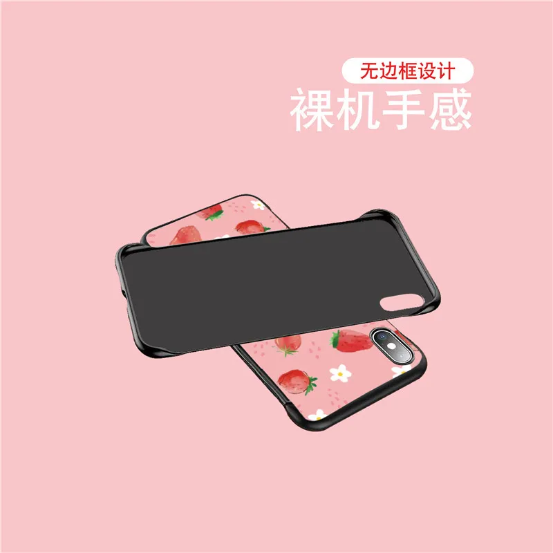 Корпус iphoneX 6 6s 7 8 Plus XR XS Max жесткий чехол TPU против падения оболочки |